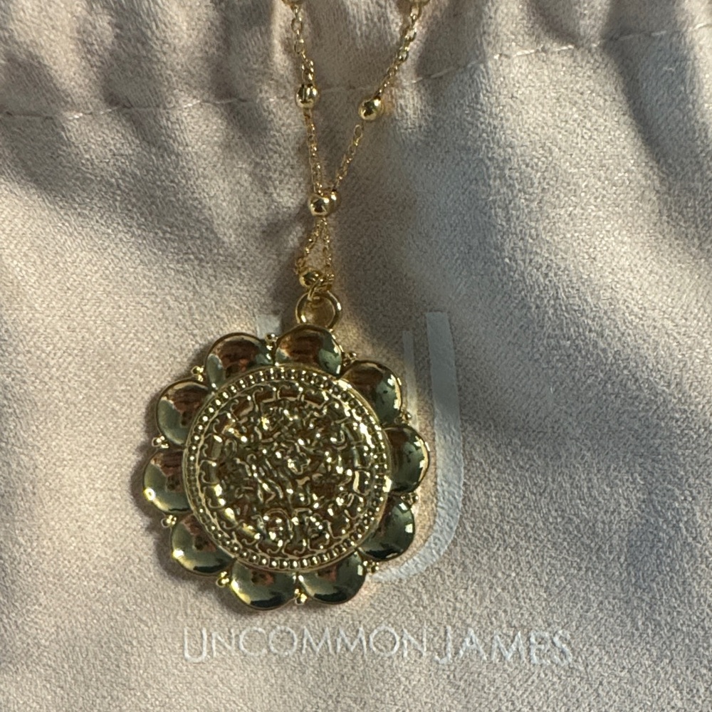 Uncommon James Gold Medallion Necklace - Picture 2 of 2
